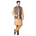 Men39s Cotton Silk Blend Regular Kurta Pyjama