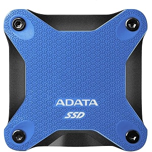 adata sd600q 480gb military grade light compact portable external ssd solid state drive blue
