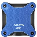 ADATA SD600Q 480GB Military Grade Light Compact Portable External SSD Solid State Drive (Blue)