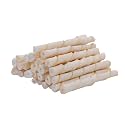 ADB CREATIONS Dog Food Chew Stick Milky Rawhide Calcium Twisted Munchie Treats Nutritional Benefits Strengthen Bones and Teeth for All Breeds Dogs and All Life Stages - 1800 Gm (Pack of 1)