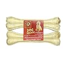 ADB CREATIONS Rawhide Bones for Dogs and Puppies Chicken Flavour Delicious Treats 8 Inch Calcium Chew Bone All Life Stages/Helps in Strengthen Bones and Teeth with Nutritional Benefits (10 kg)