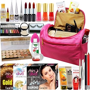 adbeni combo - all time favourite glamour makeup combo pack of 29 gc1358