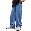ADBUCKS Children39s Loose-Fitting Denim Pants with Buttons