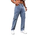 ADBUCKS Men39s Loose low Rise Jeans