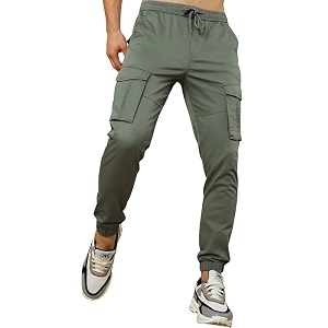 ADBUCKS Mens Regular Fit low Rise Soild