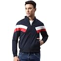 ADBUCKS Mens Color Blocks Windcheater Standard Length