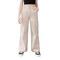 ADBUCKS Stretchable High Rise Cargo Style Wide