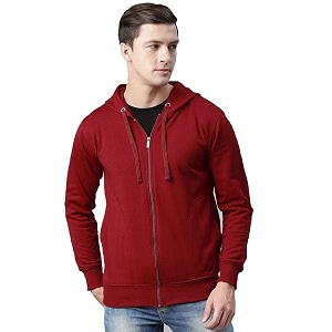 ADBUCKS Sweatshirt Winter Wear Hood with Zipper