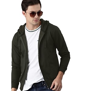 ADBUCKS Sweatshirt Winter Wear Hood with Zipper