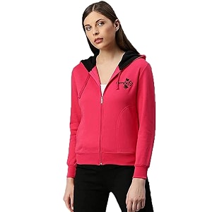 ADBUCKS Womens Cotton Hooded Hoodie