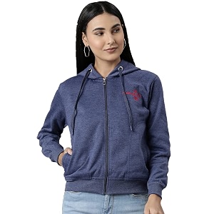 ADBUCKS Womens Cotton Hooded Hoodie