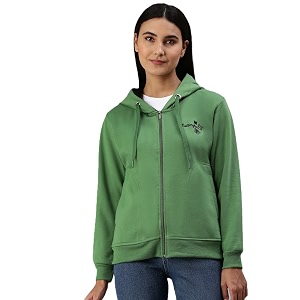 ADBUCKS Womens Cotton Hooded Hoodie
