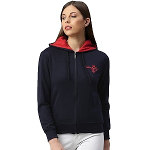 ADBUCKS Womens Cotton Hooded Hoodie