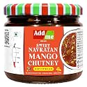 Add Me Homemade Navratan Sweet Mango Pickle with Dry Fruits 350g aam ka achar meetha Chutney achar Without Oil