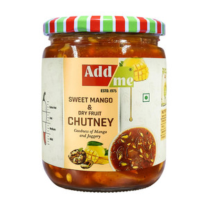 add me sweet navratan mango chutney pickle with dry fruits 600g aam ki khatti meethi achar without oil aam ki chatni glass pack mango pickle 600 g