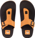 Adda Men Flip Flops Black Tan 