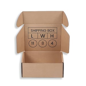 addanbi 3ply self locking corrugated box brown 11x8x4 pcs 50 size high strength self locking corrugated box storage packaging box