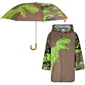 addie &amp; tate Kids Umbrella for Girls and Boys &amp; Rain Coats Set -Toddler Umbrellas Kids Raincoat Boys Girls Jacket