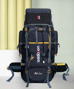 addixon travel hiking bagpacks rucksack travel backpack for adventures treks rucksack  - 80 l multicolor