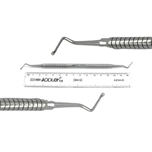 addler dental spoon excavator double ended solid premium 6mm handle life time anti rusting warranty