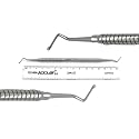 ADDLER DENTAL SPOON EXCAVATOR DOUBLE ENDED SOLID PREMIUM 6MM HANDLE. LIFE TIME ANTI RUSTING WARRANTY.