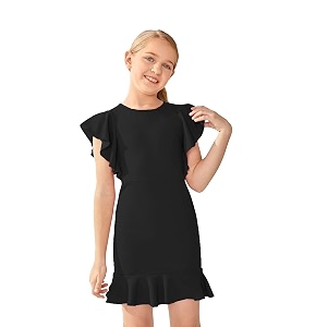 addyvero girls midiknee length party fit and flare dress