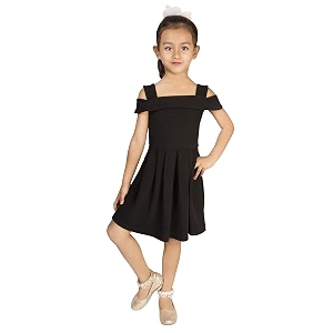 ADDYVERO Girls Midi Knee Length Party Dress