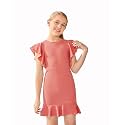 ADDYVERO Girls Midi/Knee Length Party Fit and Flare Dress