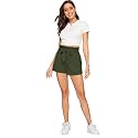 ADDYVERO Solid Women Pink High Waist Shorts