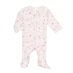 aden  anais baby comfort knit footie one piece  onesie footie pajamas for babies  newborn amp infant long sleeve union suit  super soft cotton muslin footie pjs perenn