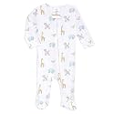 aden + anais Baby Comfort Knit Footie One Piece ââ‚¬â€œ Onesie Footie Pajamas for Babies ââ‚¬â€œ Newborn &amp; Infant Long Sleeve Union Suit ââ‚¬â€œ Super Soft Cotton Muslin Footie PJââ‚¬â„¢s, Jungle