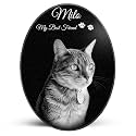ADFSTONE Cat Memorial Stones, Pet Headstone for Loss Gifts, Animal Grave Markers - Sympathetic Dog Gift, Granite Pet Burial Markers, Personalized Pet Gravestone, Garden Stones for Bereavement, Heart