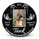 ADFSTONE Pet Memorial Stones Personalized Dog Remembrance Gifts, Customized Cat Picture Grieving Plaque, DIY Gravestone, Custom Sympathy Photo Gift, Animal Grave Markers