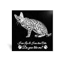 ADFSTONE Heart Shaped Pet Memorial Stones Personalized Dog Remembrance Gifts, Customized Cat Picture Grieving Plaque, DIY Gravestone, Custom Sympathy Photo Gift, Animal Grave Markers