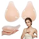 Adhesive Bras - Silicone Breast Lift Invisible Bra Reusable Nipple Covers Strapless Backless Push Up Sticky Bra for Women