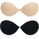 Adhesive Push Up 2 Pairs, Invisible Lifting Bra, Reusable Strapless Stick On Bra