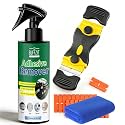 Adhesive Remover Spray, Goo & Glue Remover, Removes Sticker, Label, Decal, Tape Residue & Sticky Messes, Surface Safe for Car Paint, Glass, Metal, Plastic & Wood, 3.4 fl oz