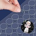 Adhesive Stick dots Two-Sided Sided Mounting Putty Stick Tack for Wall Hanging Crafts Balloons Festival Party Decorations,Clean Removable(0.39"*0.39"-700)