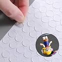 Adhesive Stick dots Two-Sided Sided Mounting Putty Stick Tack for Wall Hanging Crafts Balloons Festival Party Decorations,Clean Removable(0.4"*0.4"-600)