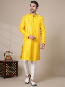 ADHIRAJAN Men Kurta Pyjama Set