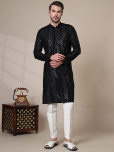 ADHIRAJAN Men Kurta Pyjama Set
