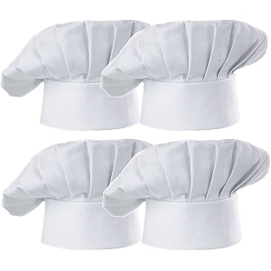 trendyuniform chef hat for hotel caf restaurant different color made adjustable of cotton blended fabric