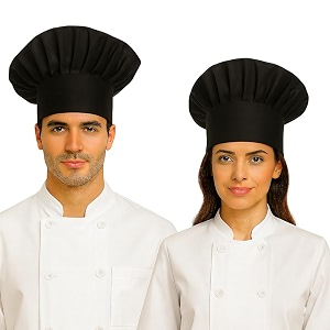 trendyuniform chef hat for hotel caf restaurant different color made adjustable of cotton blended fabric