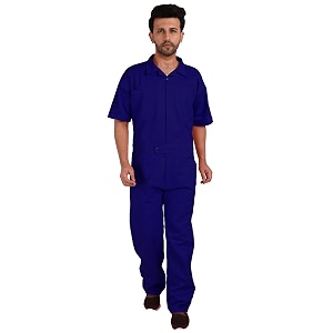 trendyuniform men39s pure cotton half sleeves work wear protective coverall overall boiler suit and jumpsuit