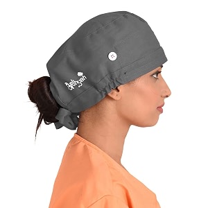trendyuniform scrub caps for doctor unisex scrub caps ot caps for doctor nurses and dentist free size capgrey pack of 2