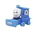 AdiChai Plastic Cute Cartoon Train Shaped Manual Color Pencils/Pencil Sharpener, Table Sharpener Machine School Stationary Gift for Kids Dust Compartment (Pack of 1, Random Colour)