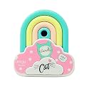 AdiChai Pencil Sharpener Manual, School Table Sharpener Machine Stationary Gift for Kids Dust Compartment (Set of 1 - Random Colour) (Rainbow Rabbit)