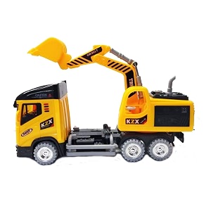 adichai yellow and black coloured excavator truck famous kzx collection for kids of age 3