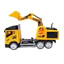 AdiChai Yellow and Black Coloured Excavator Truck Famous KZX Collection for Kids of Age 3