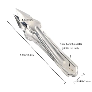 1pcs stainless steel pineapple eye remover tool - eye peeler practical seed remover clip slicer clip fruit kitchen tool